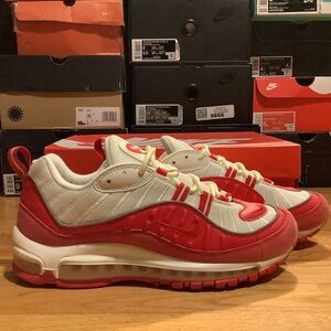 Nike Air Max 98 University Red Mens Size 8.5